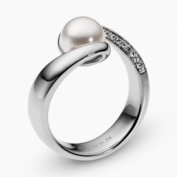 Дамски пръстен Skagen Agnethe Pearl Silver-Tone