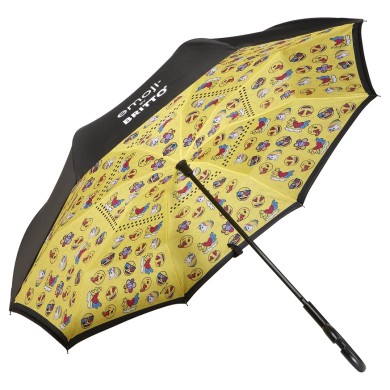 Чадър Goebel Upside-Down Umbrella "Summer Feelings" Emoji® by BRITTO®