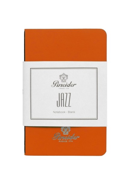 Тефтер Pineider Jazz Notebook Leather Cover Small Orange