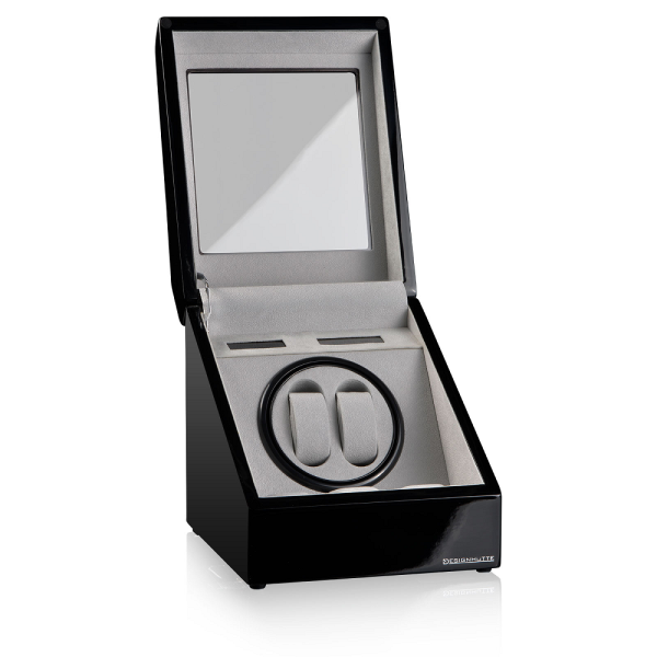 Кутия за навиване на часовници Designhütte Watch Winder Monaco - Black