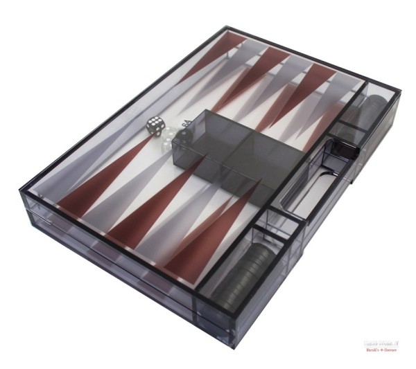 Italfama Табла FOLDING PLEXIGLASS BACKGAMMON SET