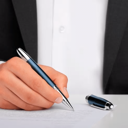 Ролер Montblanc Meisterstück Solitaire Blue Hour LeGrand 
