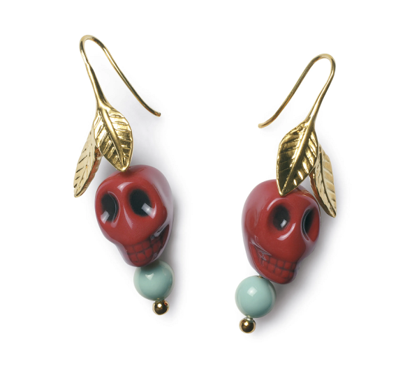 Обеци Lladró - Frida Kahlo Skull Ears Earrings
