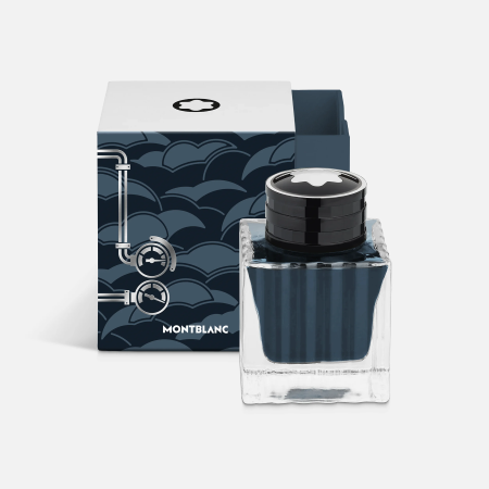 Мастилница Montblanc Meisterstück Around the World in 80 Days, Coal Blue - 50ml