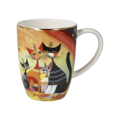 Чаша за чай Goebel "Gatti in autunno" Rosina Wachtmeister