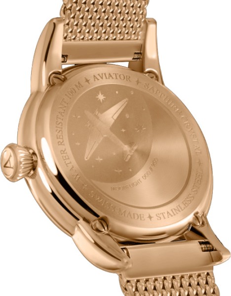 Часовник AVIATOR DOUGLAS MOONFLIGHT 36MM
