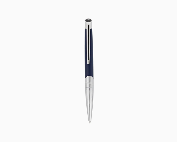 Химикалка S.T.Dupont DEFI MILLENIUM / SILVER AND BLUE