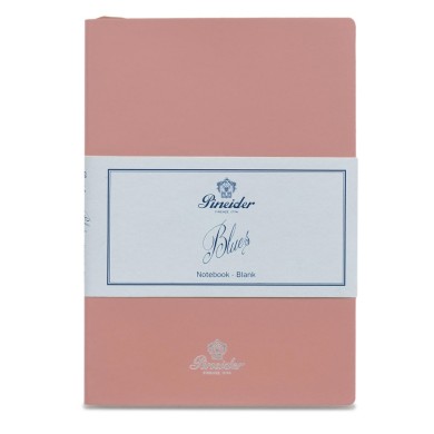 Тефтер Pineider Blues Notebook Leather Cover Rose