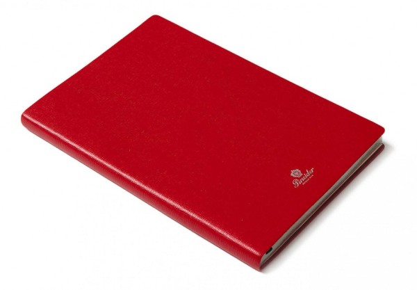 Тефтер Pineider Milano Notebook Leather Medium Red