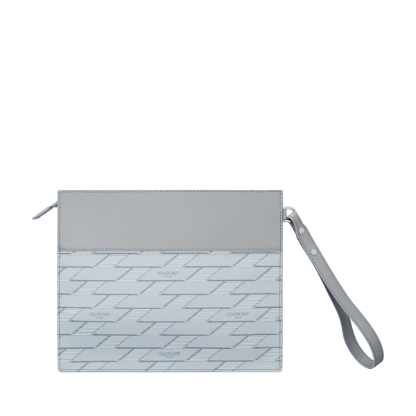 Клъч S.T.Dupont 1872 Monogram Pouch Light Grey