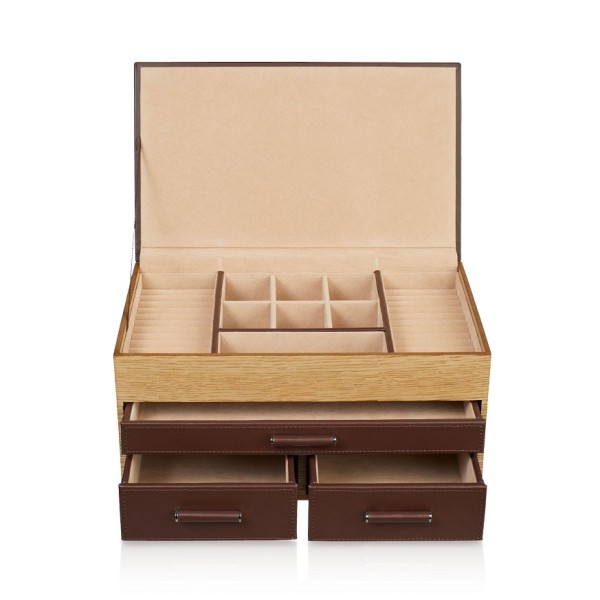 Кутия за бижута Windrose Jewel Box with drawers Wood