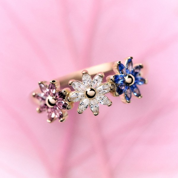 Пръстен Rosato Gaia Floral ring