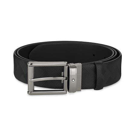 Колан Montblanc Rectangular roll shiny ruthenium finish pin buckle 35 mm