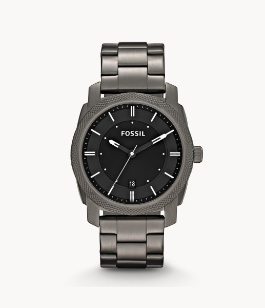 Fossil Machine Smoke Stainless Steel 