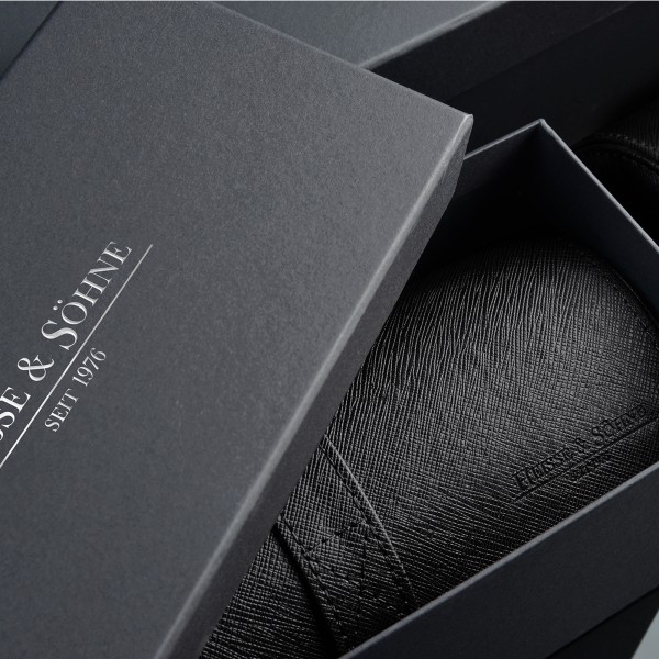 Кутия за часовници Heisse & Sohne Watch Roll Rondo 5 - Black / Blue