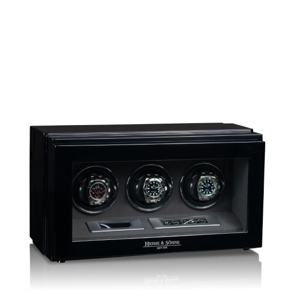 Кутия за навиване на часовници Heisse & Söhne Watch Winder Watch Master 3