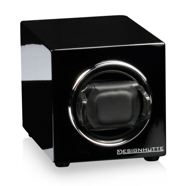 Кутия за навиване на часовници Designhütte Watch Winder Manhattan - Black