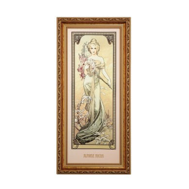 Картина Goebel "Spring 1900" Alphonse Mucha
