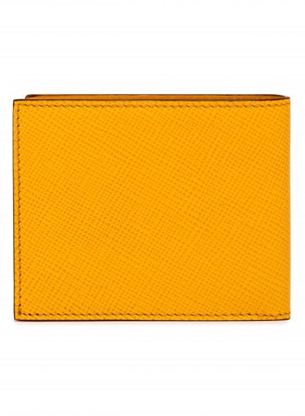 Портфейл Pineider 720 Bi-Fold Wallet 6cc Mustard