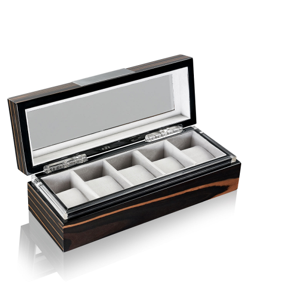 Кутия за часовници Heisse & Sohne Watch Box with Window Executive 5 - Makassar