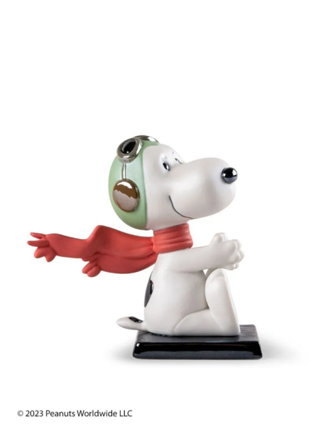 Порцеланова фигура Lladró - Snoopy™ Flying Ace Sculpture