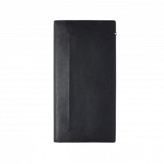 Висок портфейл S.T.Dupont LINE D SLIM LONG WALLET BLACK&BLUE