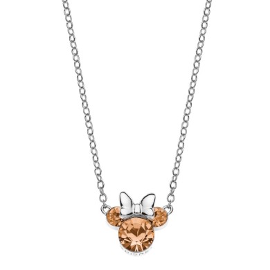 Колие Disney Mickey Mouse Peach Crystal Stone