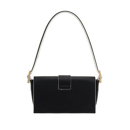 Чанта Pineider Envelope Bag in Smooth Leather Black