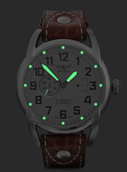 Часовник AVIATOR BRISTOL SCOUT 46 MM