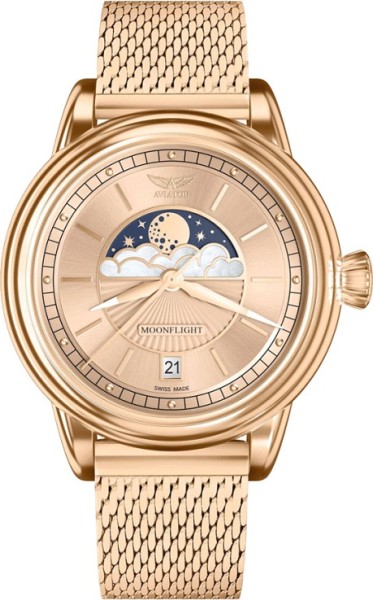 Часовник AVIATOR DOUGLAS MOONFLIGHT 36MM