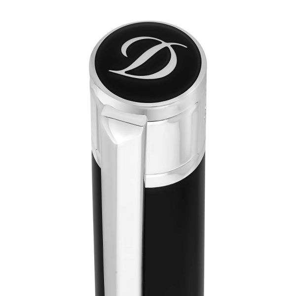 Химикалка S.T.Dupont Initial Black and Chrome